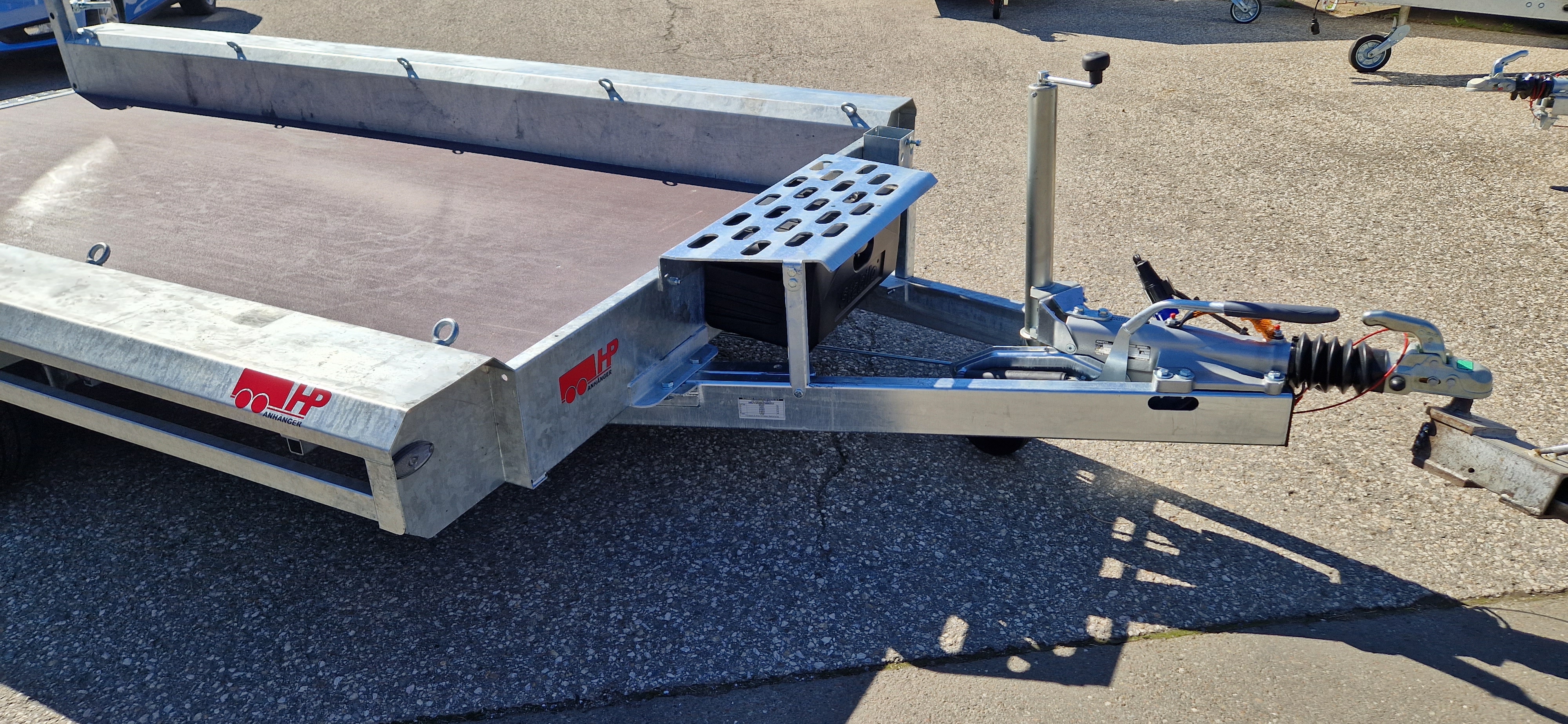 Baggeranhänger, Baumaschinenanhänger, Universaltransporter HP 354018/3 Tridem Sondermodell
